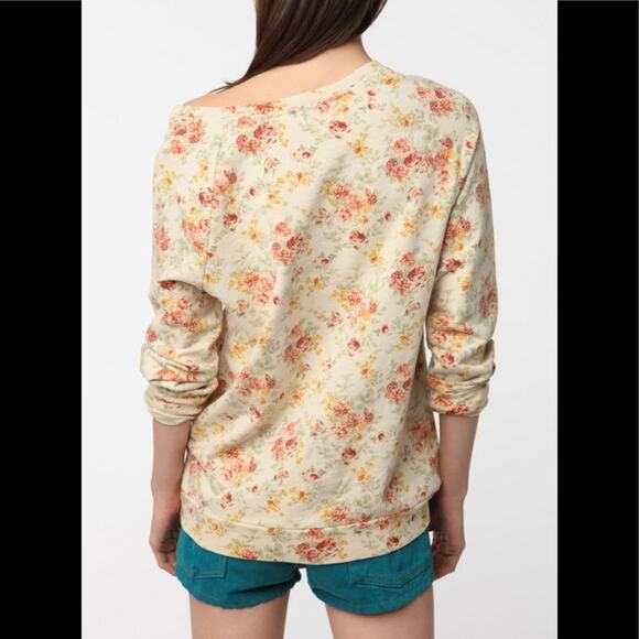 Urban Outfitters UO Pins & Needles Floral Sweatshirt Top S Small - Picture 1 of 4